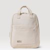 The Expandable Backpack in Beige