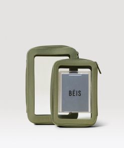 The In Flight Cosmetic Set in Olive