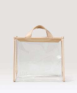 The Stadium Tote in Beige
