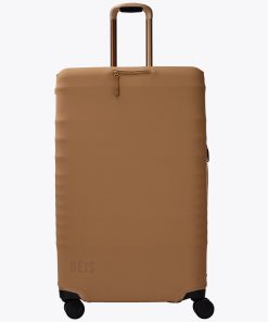 The Large Check-In Luggage Cover in Camel