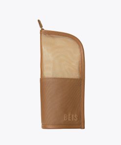 The Makeup Brush Pouch in Camel