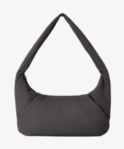 The Oversized Crescent Catchall in Charcoal