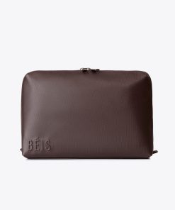 The Large Cosmetic Pouch in Espresso