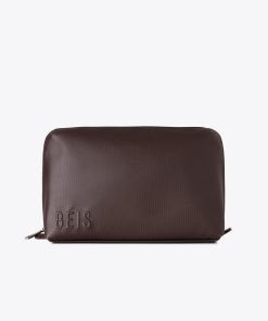 The Medium Cosmetic Pouch in Espresso