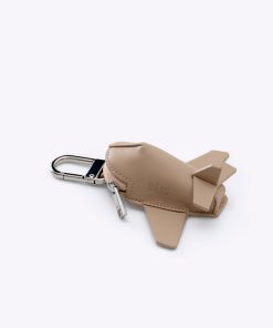 The Airplane Charm in Beige