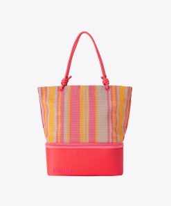 BÉIS x poppi The Cooler Tote in Juicy Stripe