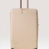 The Large Check-In Luggage Cover in Beige