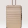 The Large Check-In Roller in Beige