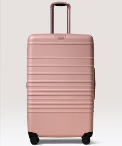 The Large Check-In Roller in Atlas Pink