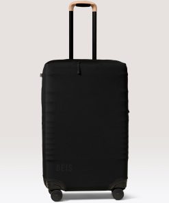 The Medium Check-In Luggage Cover in Black