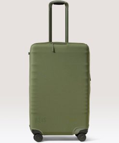The Medium Check-In Luggage Cover in Olive