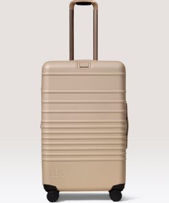 The Medium Check-In Roller in Beige