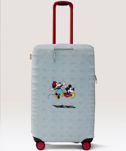 The Disney Medium Check-In Luggage Cover in Blue Jeans