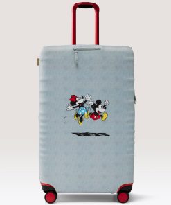 The Disney Large Check-In Luggage Cover in Blue Jeans