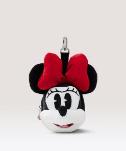 The Minnie Mouse Charm Pouch in Black