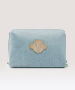 The Disney Large Cosmetic Pouch in Blue Jeans