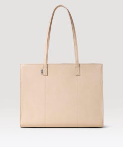 The Work Tote in Beige
