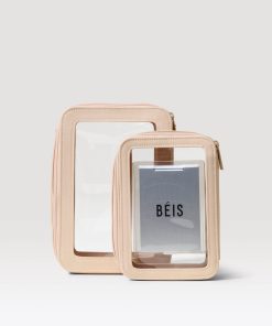 The In Flight Cosmetic Set in Beige