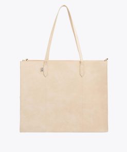 The Large Work Tote in Beige