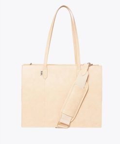 The Work Tote in Beige